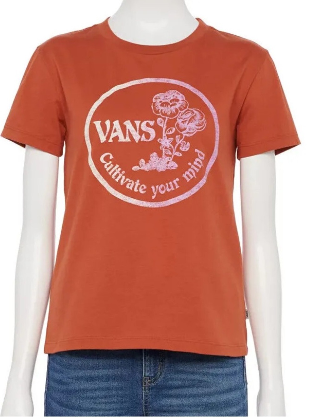 Vans Burnt Brick 'Cultivate Your Mind' Short-Sleeve Tee